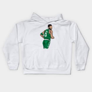 Jayson Tatum Back Kids Hoodie